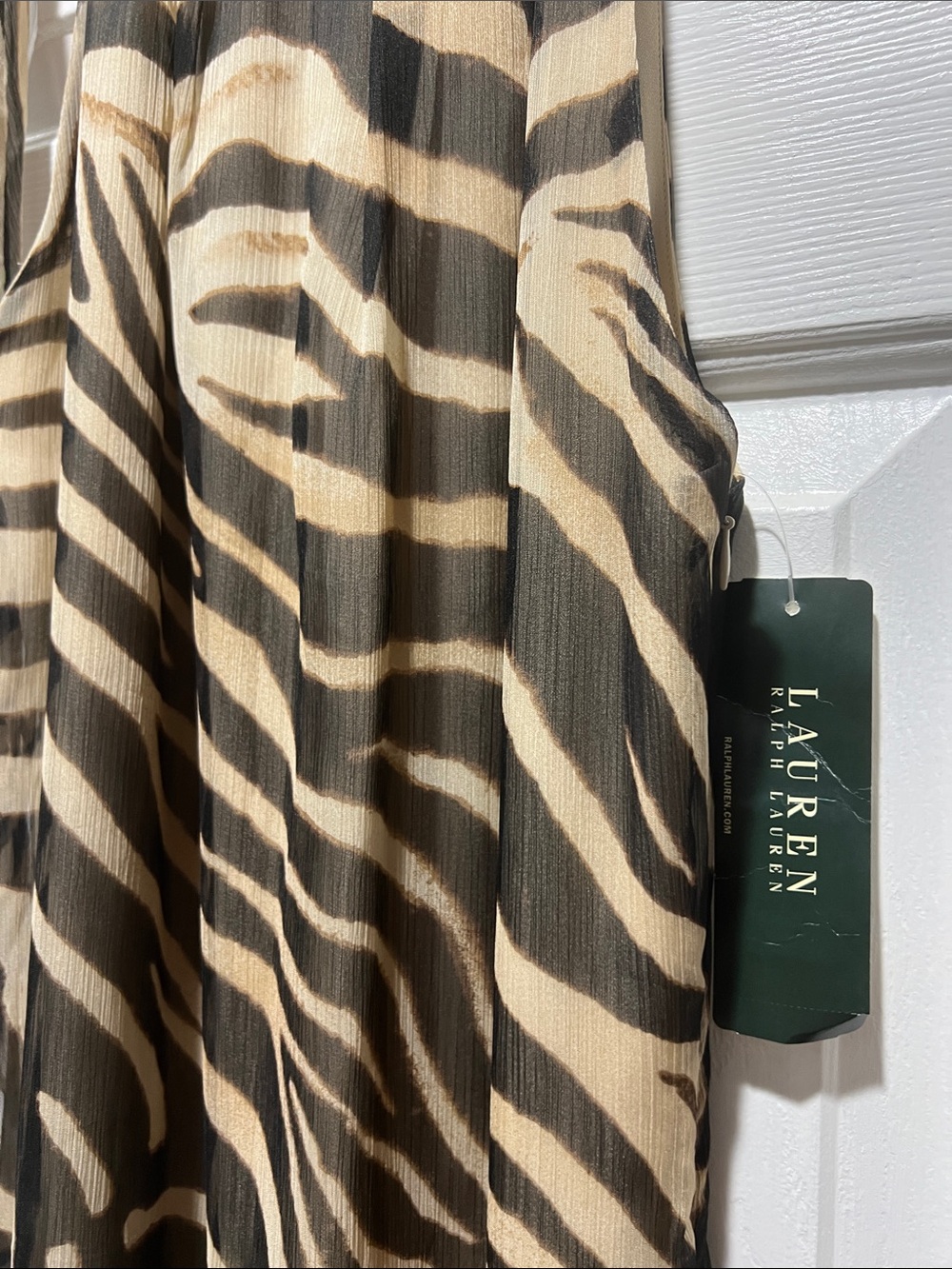 LAST CHANCE🧾 Ralph Lauren Zebra Print Maxi Dress; NWT; Buy 2 @ $50 Sale!! - Picture 5 of 13